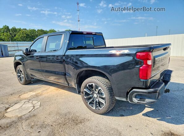 2GCUDEED3R1204405 2024 CHEVROLET SILVERADO Black Tył lewy