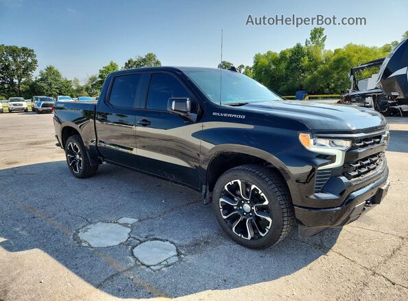 2GCUDEED3R1204405 2024 CHEVROLET SILVERADO Black Przód prawy