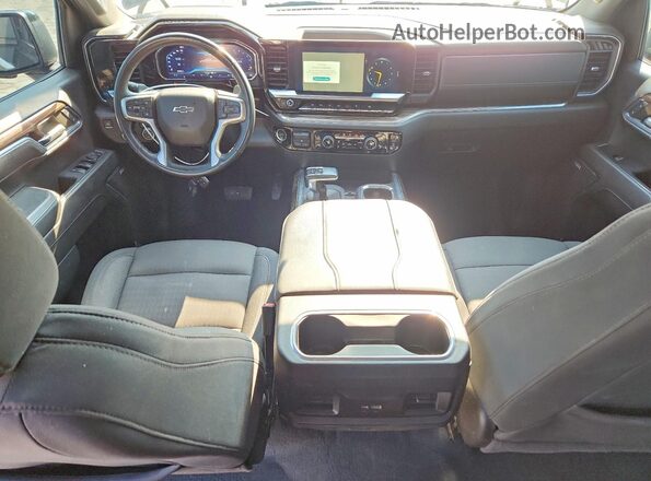 2GCUDEED3R1204405 2024 CHEVROLET SILVERADO Black Widok deski rozdzielczej