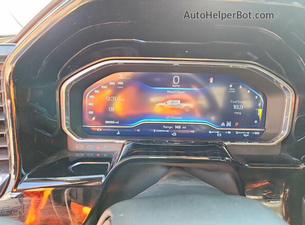 2GCUDEED3R1204405 2024 CHEVROLET SILVERADO Black Widok zestawu wskaźników