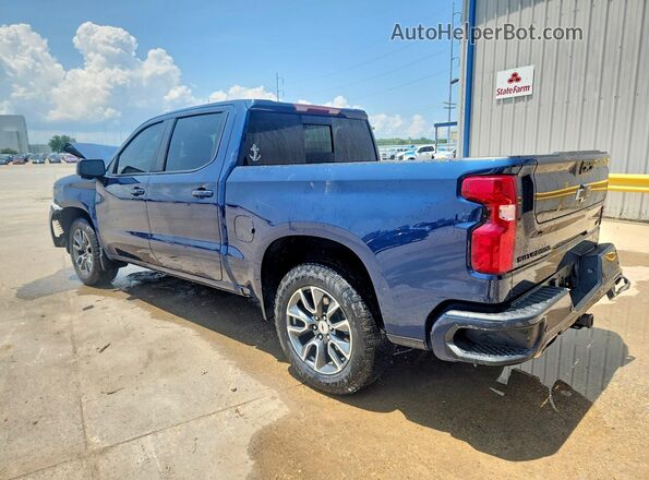 2GCUDEED5P1111267 2023 CHEVROLET SILVERADO Синий Задняя левая четверть
