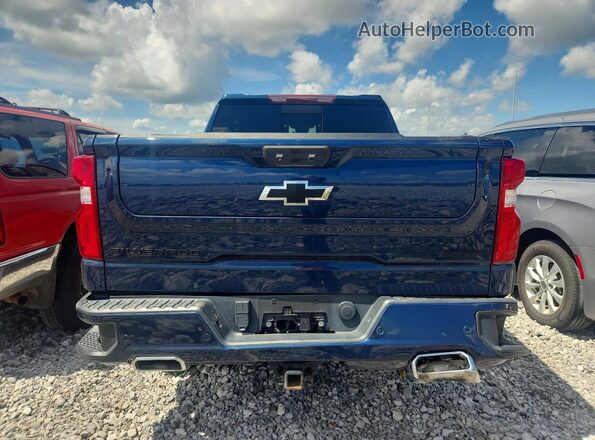 2GCUDEED5P1111267 2023 CHEVROLET SILVERADO Синий Вид сзади