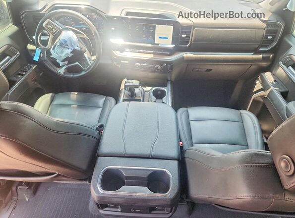 2GCUDEED5P1111267 2023 CHEVROLET SILVERADO Синий Вид панели приборов