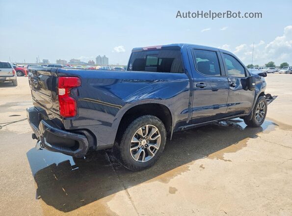 2GCUDEED5P1111267 2023 CHEVROLET SILVERADO Синий Задняя правая четверть