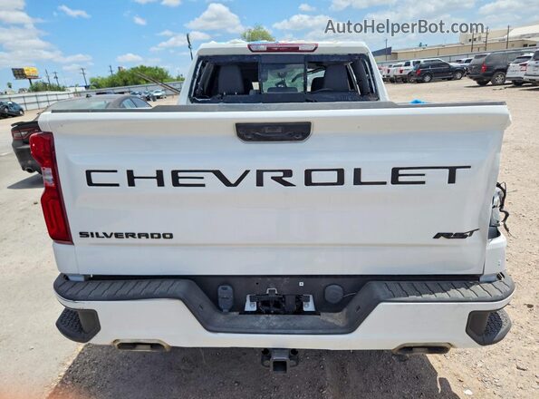 2GCUDEEDXR1169748 2024 CHEVROLET SILVERADO White Հետևի տեսք