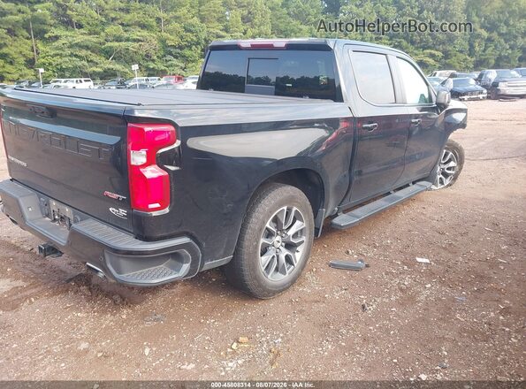 2GCUDEEDXR1183603 2024 CHEVROLET SILVERADO Черный Задняя правая четверть