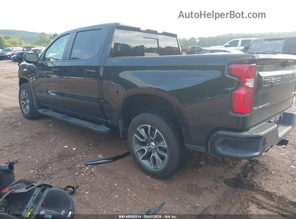 2GCUDEEDXR1183603 2024 CHEVROLET SILVERADO Черный Задняя левая четверть
