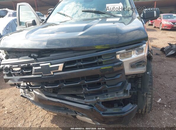 2GCUDEEDXR1183603 2024 CHEVROLET SILVERADO Черный Вид щитка приборов