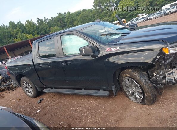 2GCUDEEDXR1183603 2024 CHEVROLET SILVERADO Черный Вид задней части салона