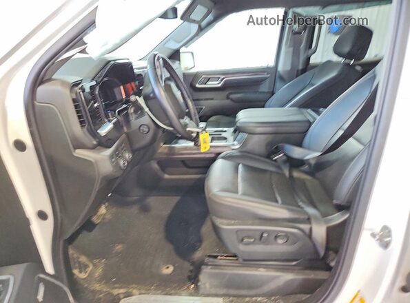 2GCUDGED5P1105416 2023 CHEVROLET SILVERADO White წინა სალონის ხედი