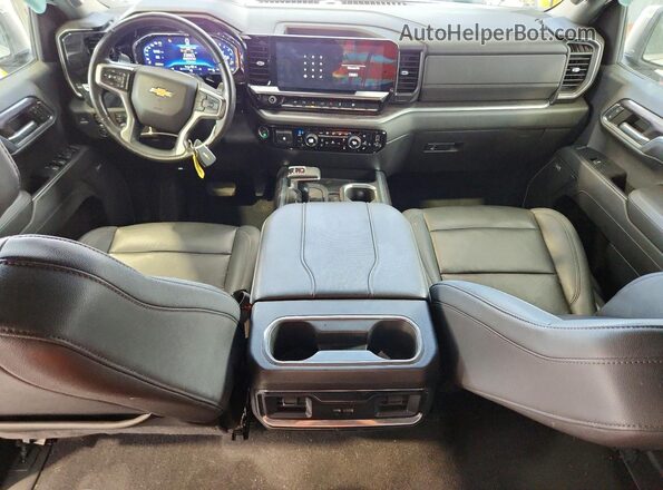 2GCUDGED5P1105416 2023 CHEVROLET SILVERADO White წინა პანელის ხედი