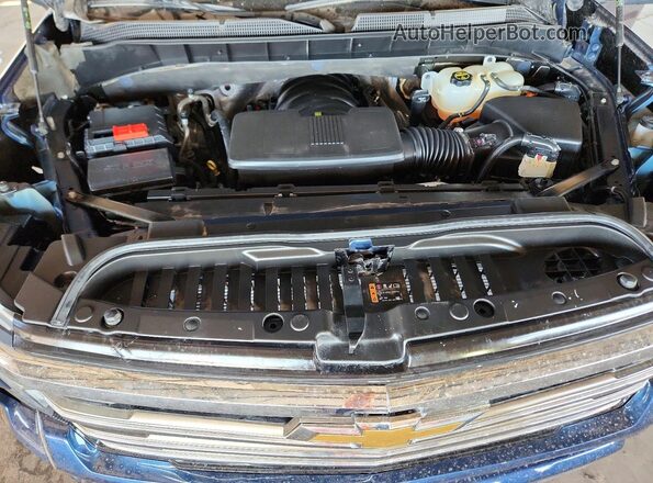 2GCUDJED8N1514455 2022 CHEVROLET SILVERADO Blue Vista interior trasera