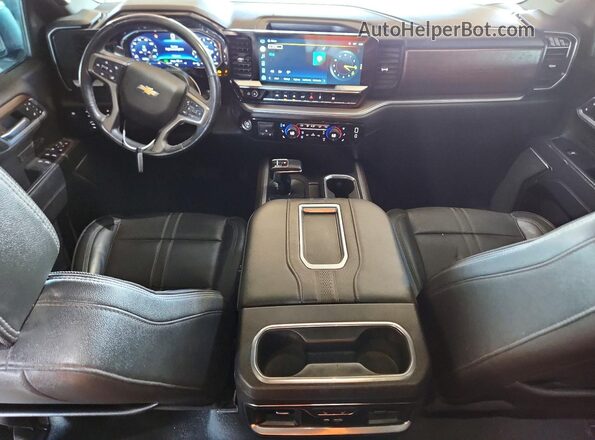 2GCUDJED8N1514455 2022 CHEVROLET SILVERADO Blue Vista del salpicadero