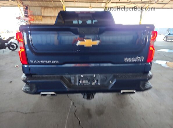 2GCUDJED8N1514455 2022 CHEVROLET SILVERADO Blue Vista trasera