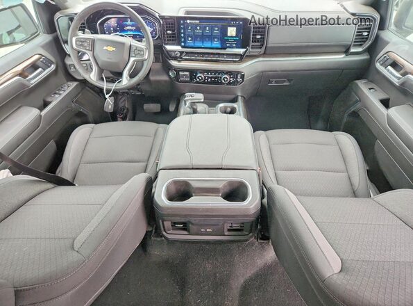 2GCUKDED1S1100825 2025 CHEVROLET SILVERADO Black Widok deski rozdzielczej