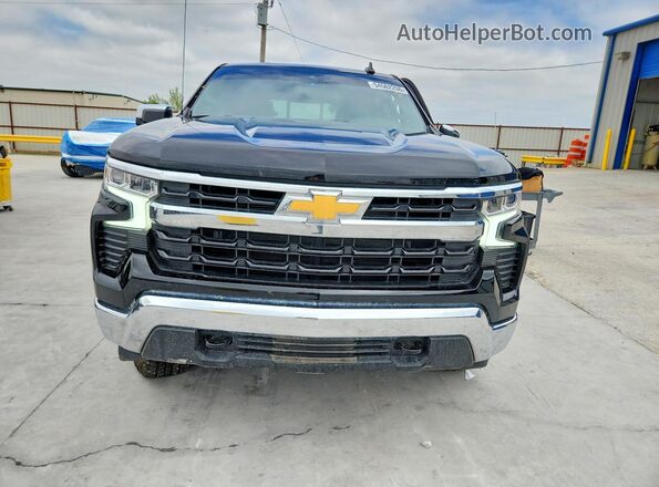 2GCUKDED1S1100825 2025 CHEVROLET SILVERADO Black Widok z przodu