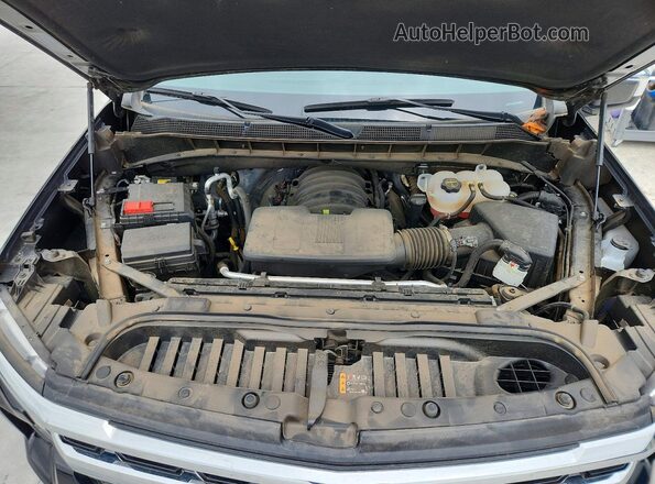 2GCUKDED1S1100825 2025 CHEVROLET SILVERADO Black Widok wnętrza z tyłu