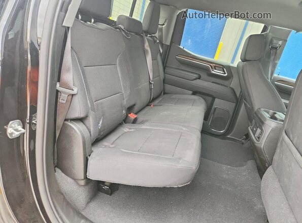 2GCUKDED1S1100825 2025 CHEVROLET SILVERADO Black Widok tylnych siedzeń