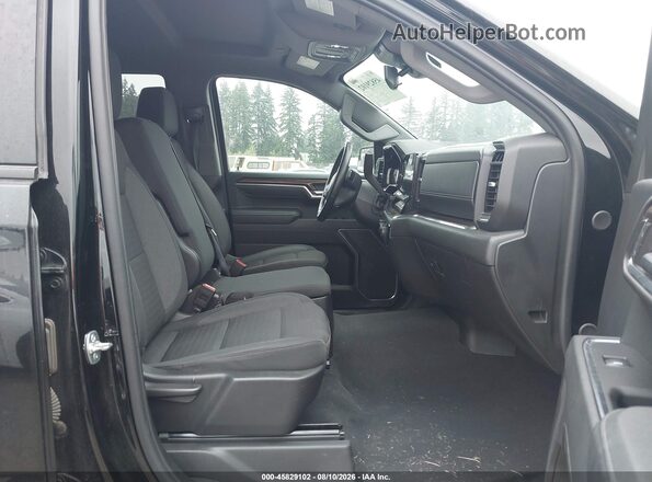 2GCUKDED4S1140123 2025 CHEVROLET SILVERADO Черный Вид салона спереди
