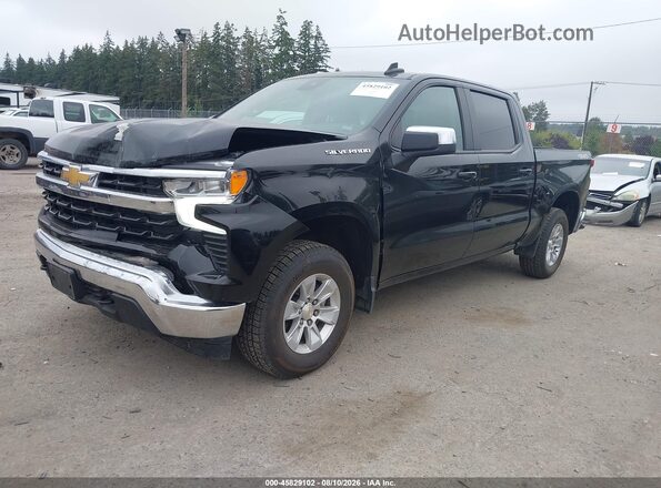 2GCUKDED4S1140123 2025 CHEVROLET SILVERADO Черный Передняя левая четверть