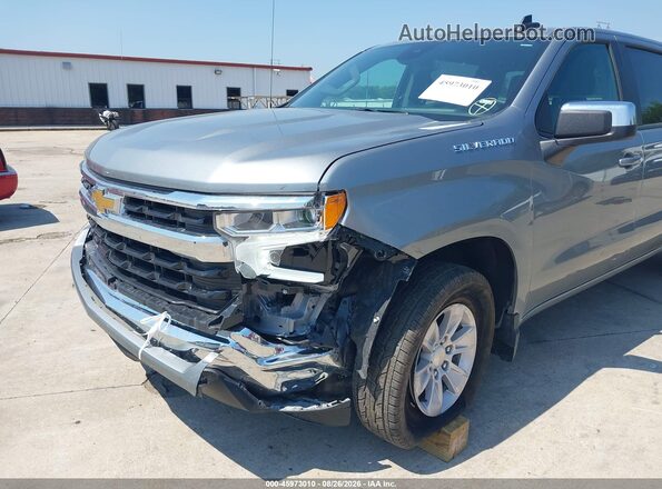 2GCUKDED9T1185236 2026 CHEVROLET SILVERADO Silver Սալոնի դիմացի տեսք