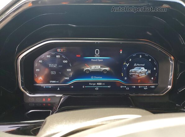 2GCUKEED4S1190199 2025 CHEVROLET SILVERADO Silver Instrument cluster view