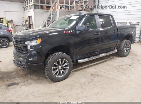 2GCUKEED6S1128416 2025 CHEVROLET SILVERADO Черный Передняя левая четверть
