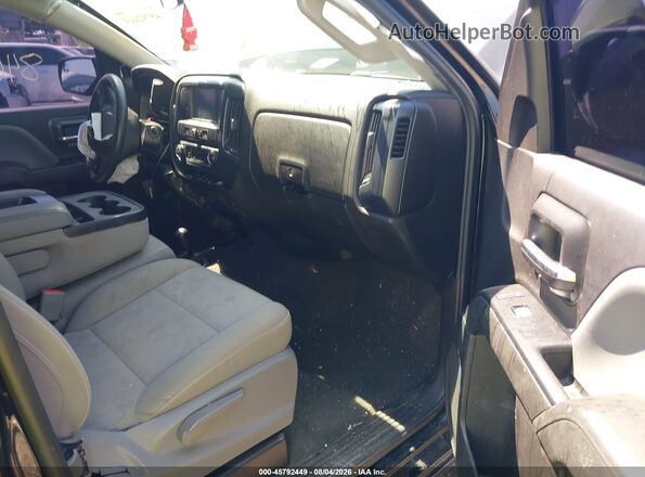 2GCVKNEC3K1127574 2019 CHEVROLET SILVERADO Black Widok wnętrza z przodu