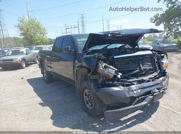 2GCVKNEC3K1127574 2019 CHEVROLET SILVERADO Black Widok z przodu