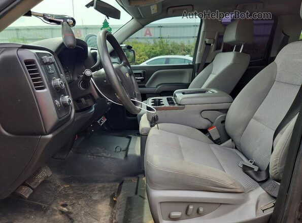 2GCVKNEC5K1194225 2019 CHEVROLET SILVERADO Black წინა სალონის ხედი