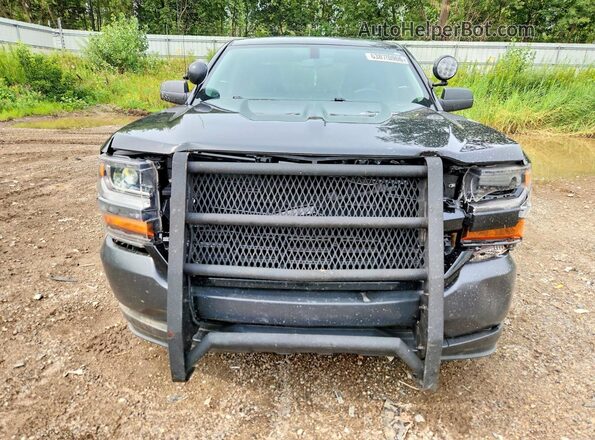 2GCVKNEC5K1194225 2019 CHEVROLET SILVERADO Black წინა ხედი