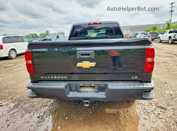 2GCVKNEC5K1194225 2019 CHEVROLET SILVERADO Black უკანა ხედი