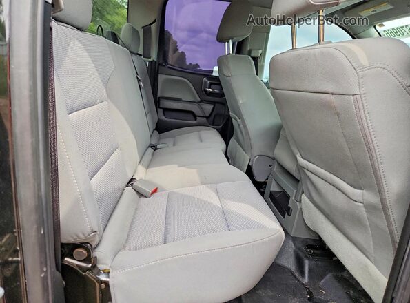 2GCVKNEC5K1194225 2019 CHEVROLET SILVERADO Black უკანა სავარძლების ხედი