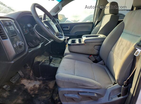 2GCVKNEC6K1103267 2019 CHEVROLET SILVERADO White წინა სალონის ხედი