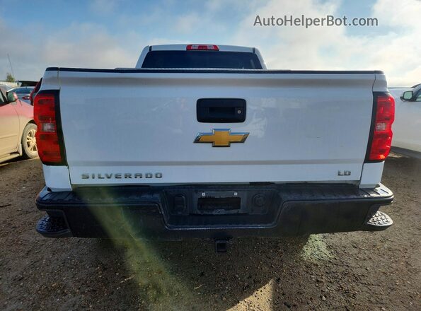 2GCVKNEC6K1103267 2019 CHEVROLET SILVERADO White უკანა ხედი