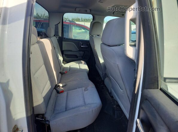 2GCVKNEC6K1103267 2019 CHEVROLET SILVERADO White უკანა სავარძლების ხედი