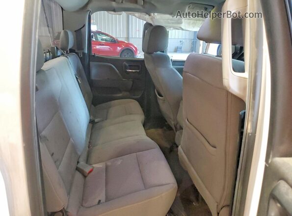 2GCVKNEC6K1229385 2019 CHEVROLET SILVERADO White Հետևի նստատեղերի տեսք