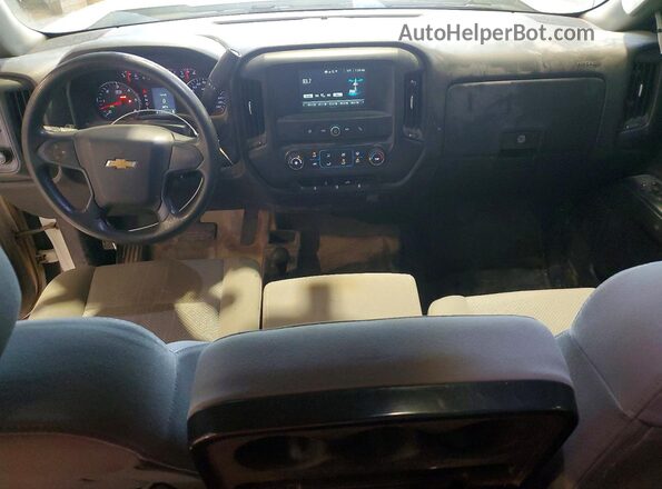 2GCVKNEC6K1229385 2019 CHEVROLET SILVERADO White Առջևի վահանակի տեսք