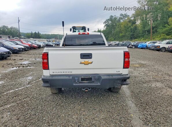 2GCVKNEC6K1229385 2019 CHEVROLET SILVERADO White Հետևի տեսք