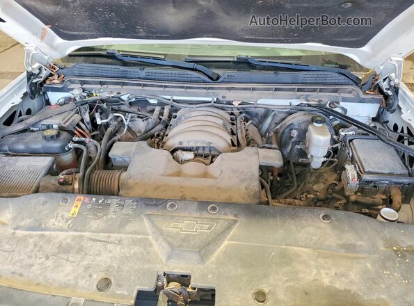 2GCVKNEC6K1229385 2019 CHEVROLET SILVERADO White Սալոնի հետևի տեսք