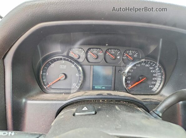2GCVKNEC7K1182108 2019 CHEVROLET SILVERADO Gray Widok zestawu wskaźników