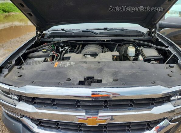 2GCVKNEC7K1182108 2019 CHEVROLET SILVERADO Gray Widok wnętrza z tyłu