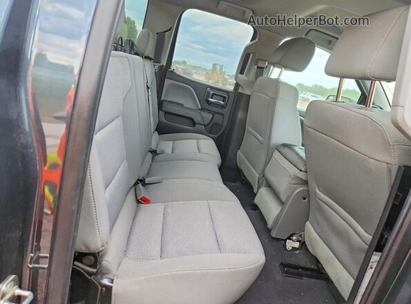 2GCVKNEC7K1182108 2019 CHEVROLET SILVERADO Gray Widok tylnych siedzeń