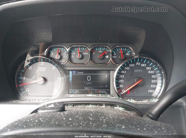 2GCVKPEC0K1106211 2019 CHEVROLET SILVERADO White Vista de los asientos traseros
