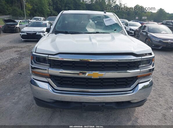 2GCVKPEC0K1106211 2019 CHEVROLET SILVERADO White Vista del cuadro de instrumentos