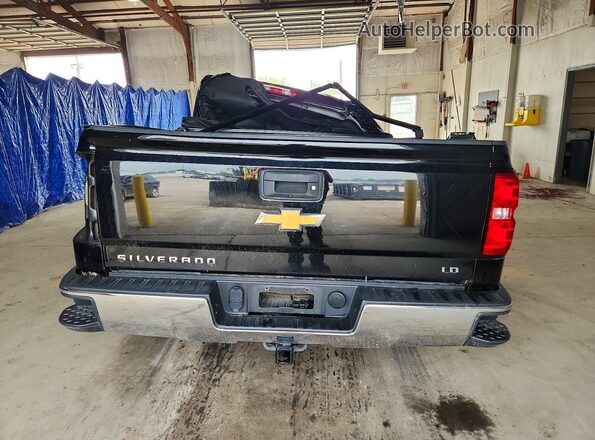 2GCVKPEC0K1127799 2019 CHEVROLET SILVERADO Black უკანა ხედი