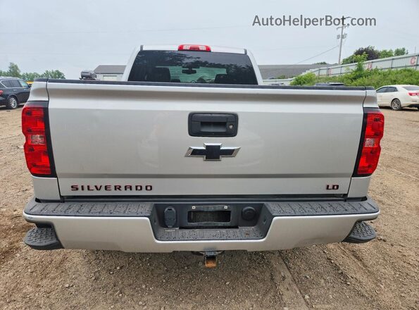2GCVKPEC0K1186447 2019 CHEVROLET SILVERADO Silver უკანა ხედი