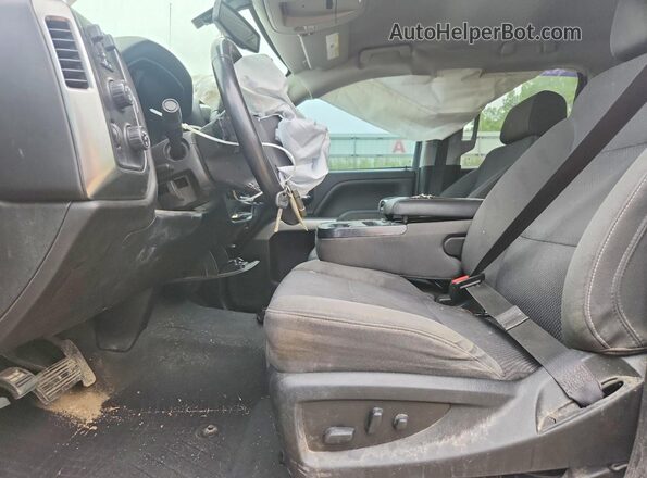 2GCVKPEC0K1186447 2019 CHEVROLET SILVERADO Silver წინა სალონის ხედი