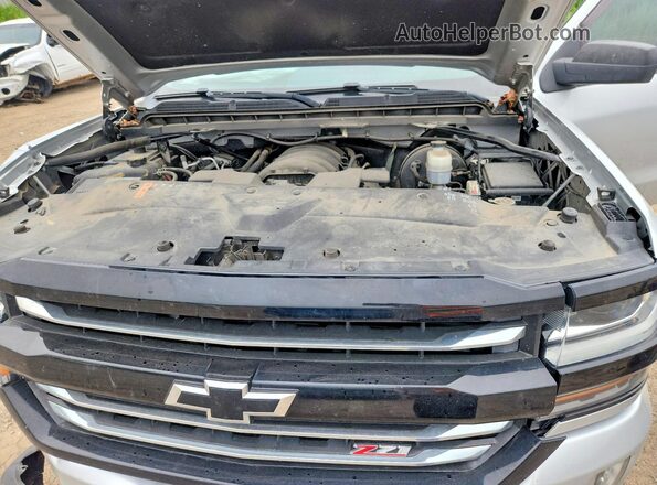 2GCVKPEC0K1186447 2019 CHEVROLET SILVERADO Silver უკანა სალონის ხედი