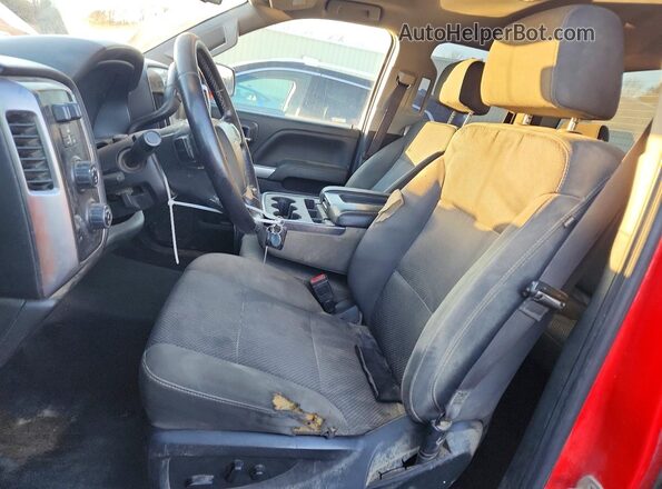 2GCVKPEC0K1190689 2019 CHEVROLET SILVERADO Red წინა სალონის ხედი